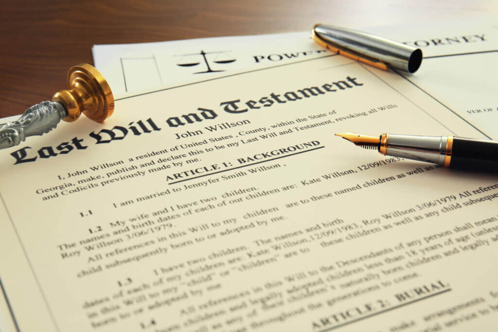 A last Will and Testament is a simple way to make sure your last wishes are carried out... 